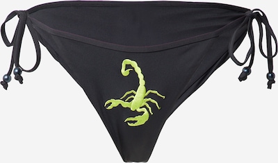 Slip costum de baie 'Mia' VIERVIER pe verde neon / negru, Vizualizare produs