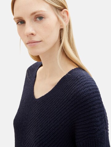 TOM TAILOR Pullover in Blau