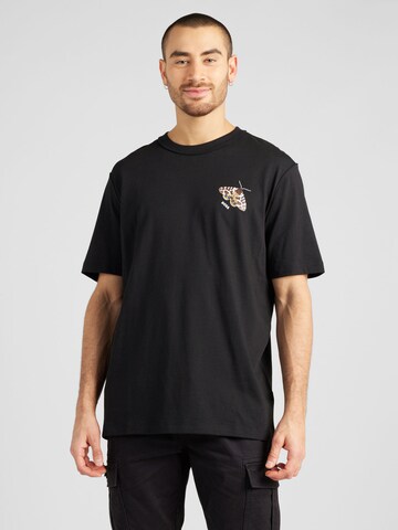 T-Shirt BOSS en noir : devant