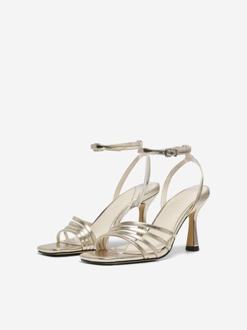 ONLY Sandalen met riem 'AIKO-2' in Goud