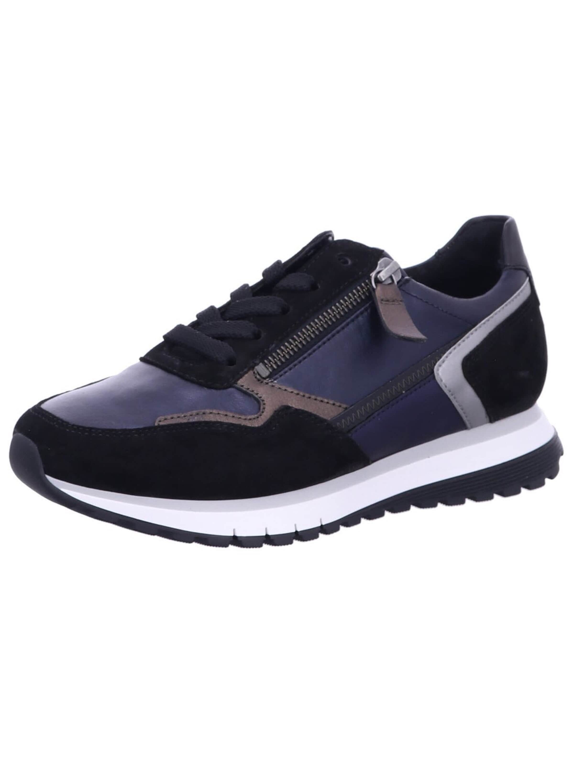 Gabor Comfort Låg sneaker 'Sneaker Low Damen 56.378 36 Echtleder in blau' i blå: framsida