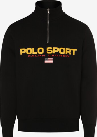 Sweat-shirt Polo Ralph Lauren en noir : devant