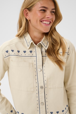 SAINT TROPEZ Jacke 'RudolphaSZ' in Beige