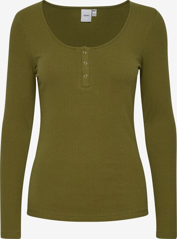 ICHI Shirt in Groen: voorkant