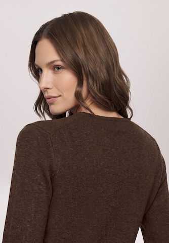 Betty Barclay Kaschmir-Pullover mit Rundhalsausschnitt in Braun