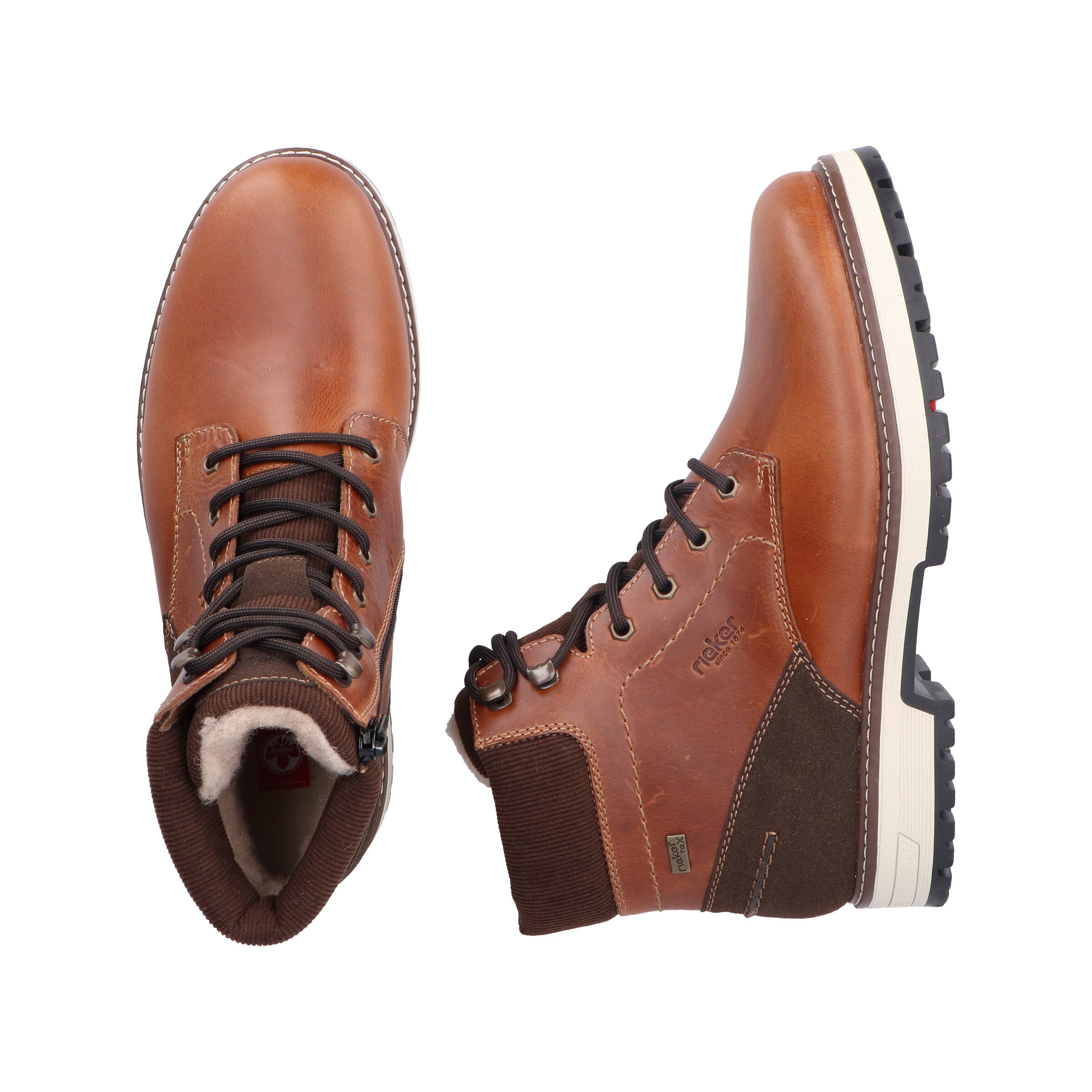 Rieker Lace-up boots in Brown