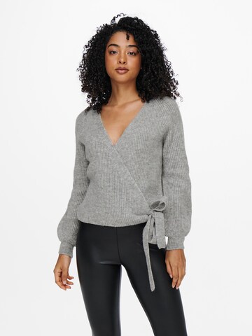 Cardigan ONLY en gris : devant