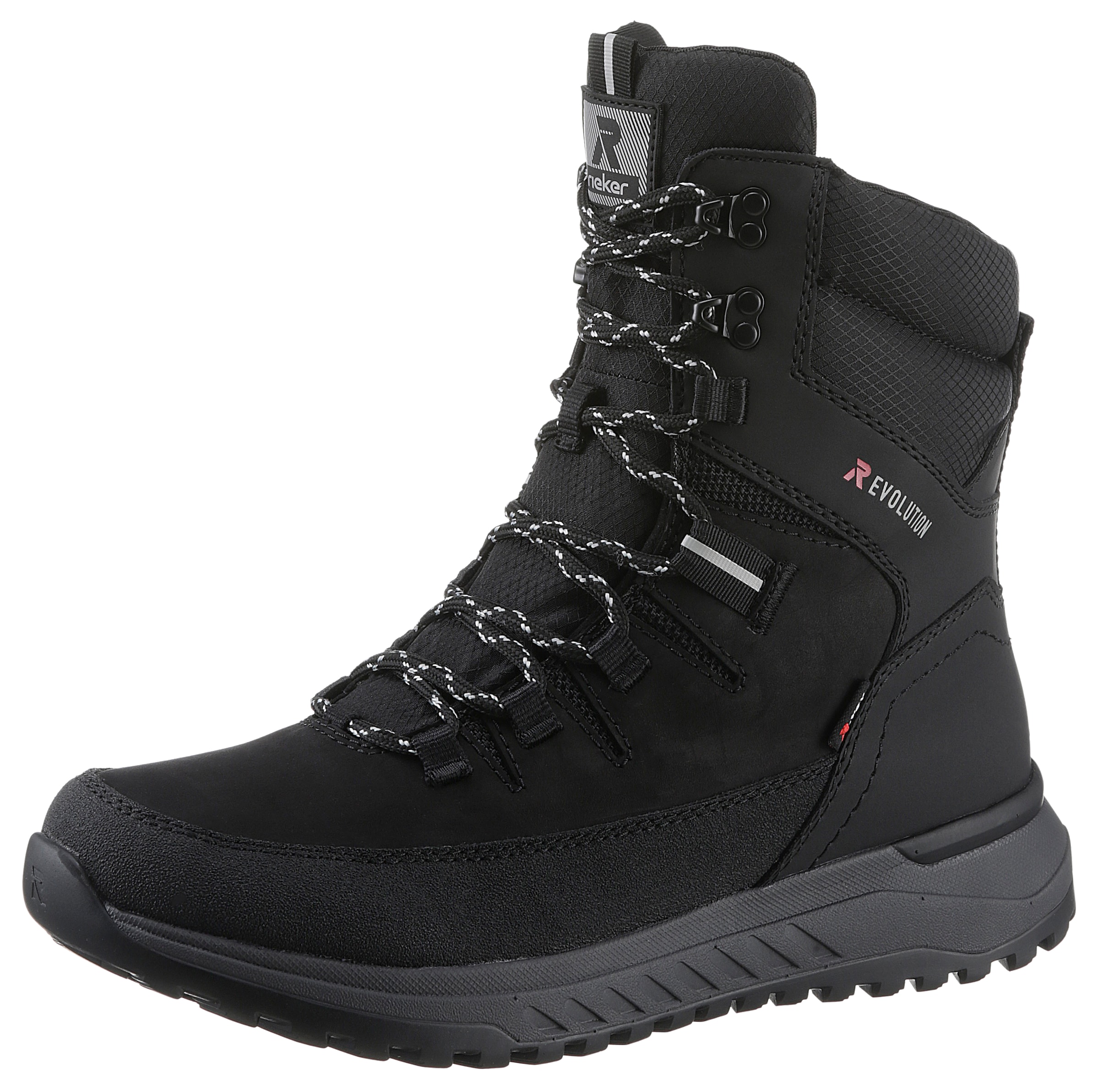 Bottes Rieker Sport en noir : devant