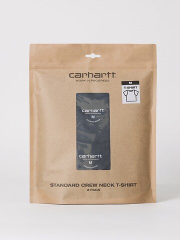 Maglietta 'STANDARD CREW NECK 2 PACK T-SHIRT BLACK / BLACK' di Carhartt WIP in nero