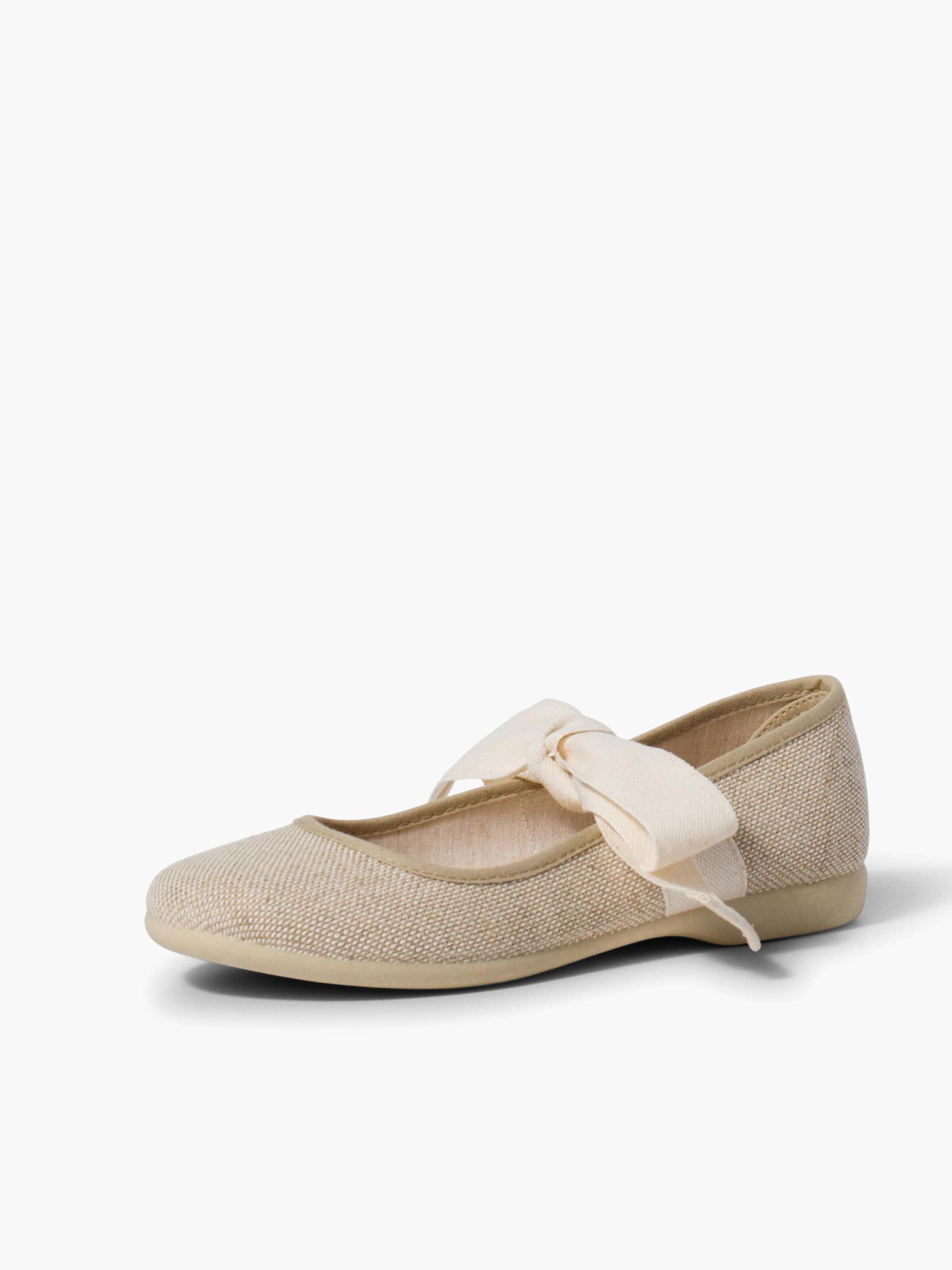 Pisamonas Ballet Flats in Beige: front