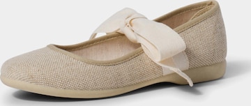 Pisamonas Ballet Flats in Beige: front