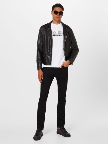 Karl Lagerfeld regular Jeans i sort