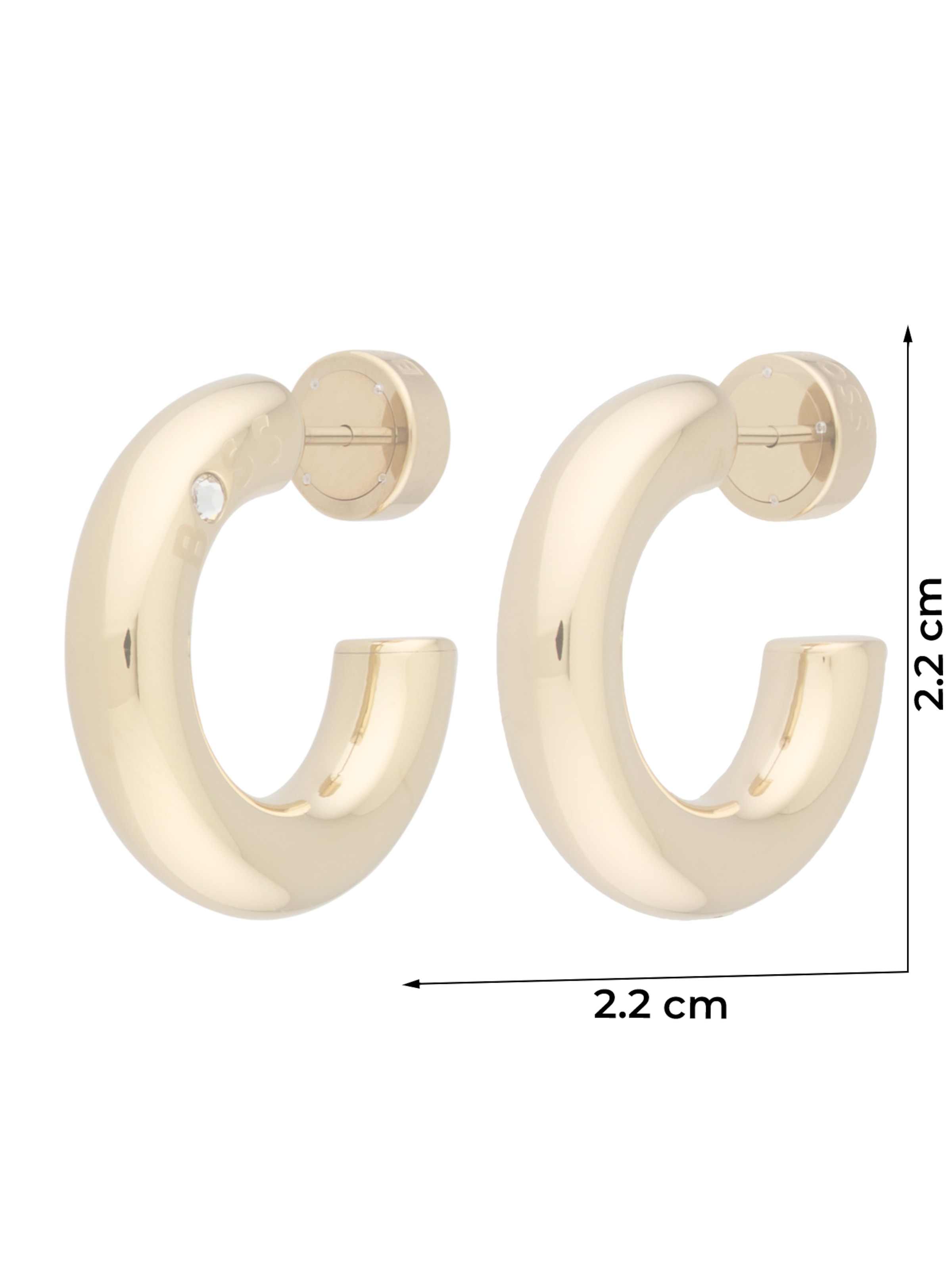 BOSS Øreringe 'LIVE' i guld