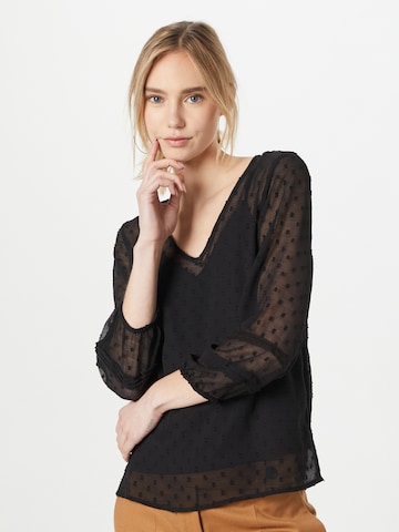 ABOUT YOU Blouse in Zwart: voorkant