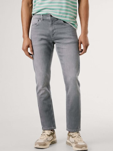 Pepe Jeans Slimfit Jeans 'Gymdigo' in Grau: Vorderseite