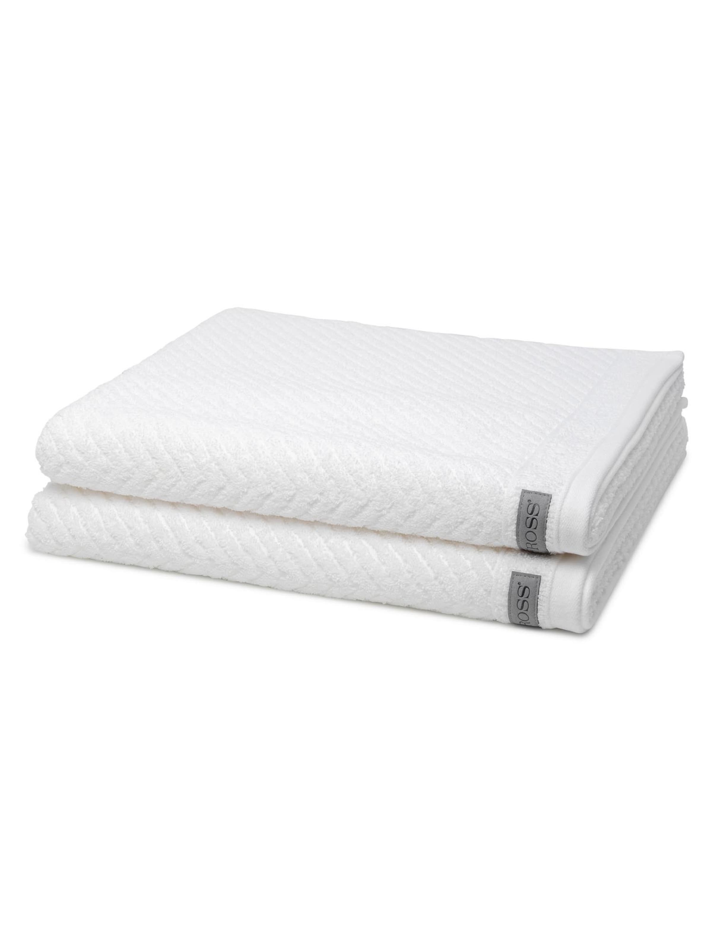 ROSS Handtuch 'Smart'‌‌‌‌‌‌‌‌ in Weiß: Vorderseite