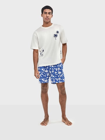 Gisela Pyjama kort in Blauw