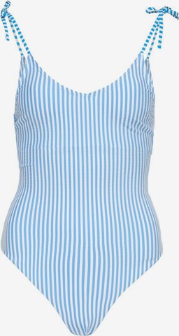 Bustier Maillot de bain ONLY en bleu : devant