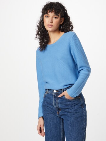 TOM TAILOR Sweater 'New Ottoman' in Blue: front