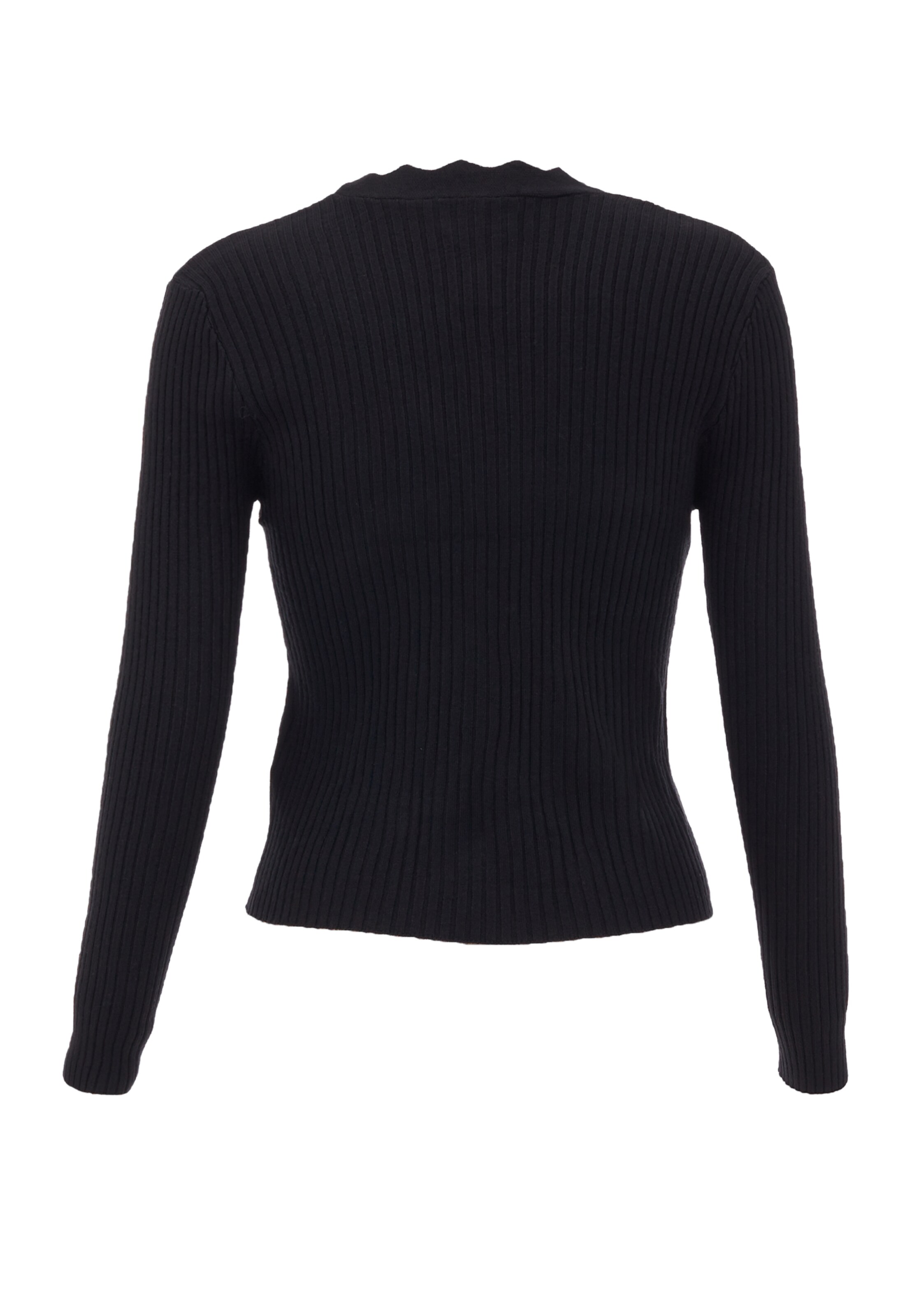 IPARO Strickjacke in Schwarz