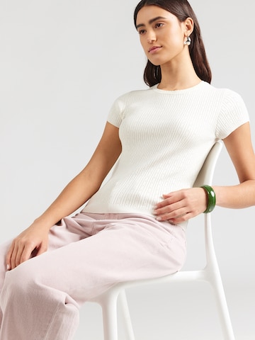 VERO MODA Svetr 'VMSilje' – bílá: přední strana