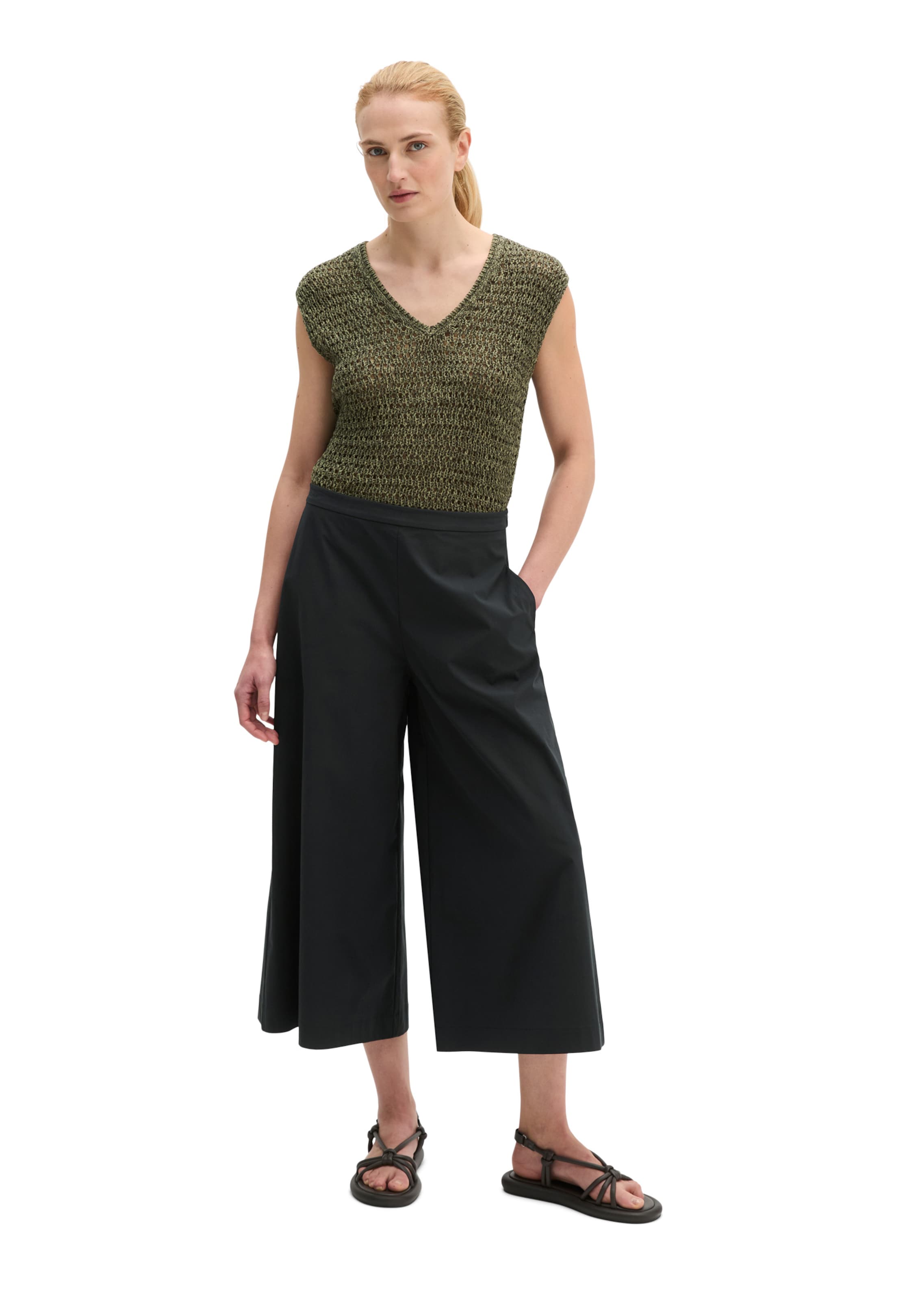 Marc O'Polo Loosefit Hose in Schwarz