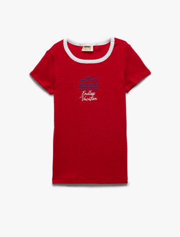 Koton T-Shirt in Rot: Vorderseite