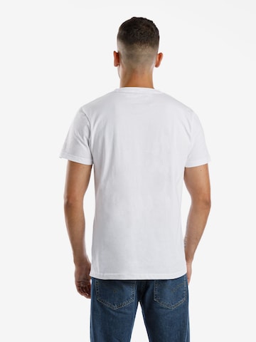 T-Shirt 'Dots Sports' SPITZBUB en blanc