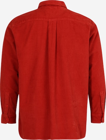 sarkans Levi's® Big & Tall Komforta piegriezums Krekls 'Jackson Worker Shirt'