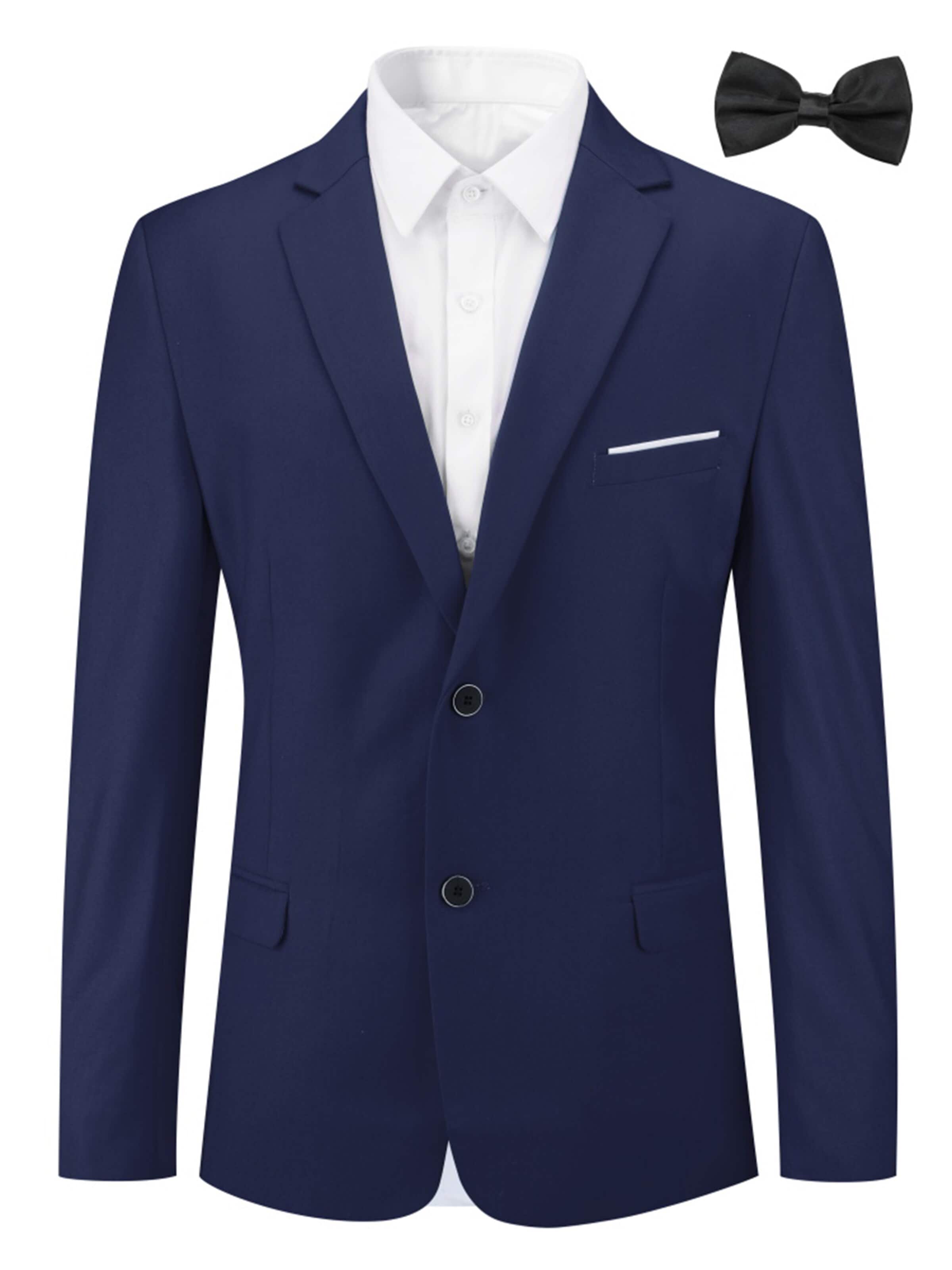 YOUTHUP Suit Jacket in Blue: front