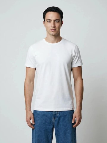 T-Shirt 'Made in France T-shirt' ERVERTE Paris en blanc : devant