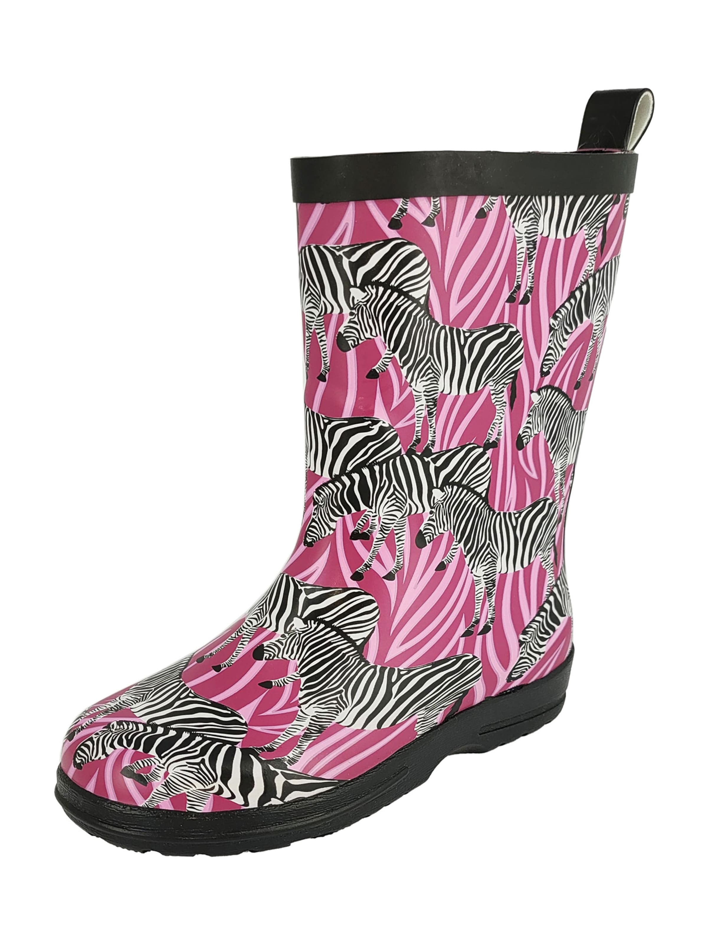 jauktas krāsas BECK Gumijas zābaki 'Zebra': no priekšpuses