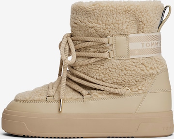 TOMMY HILFIGER Snowboots in Beige: voorkant