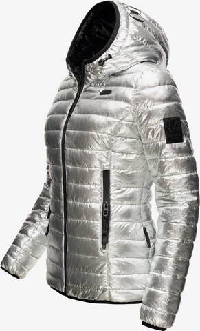 MARIKOO Winterjacke 'Jaylaa' in Silber