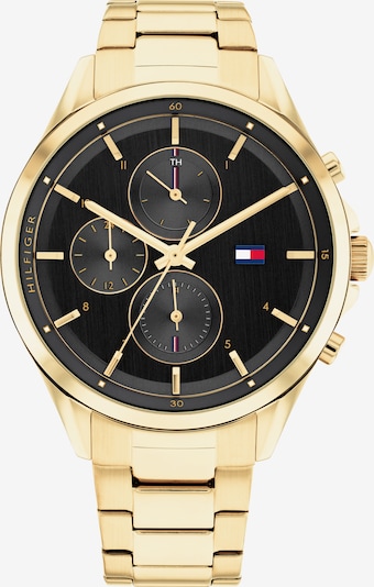 TOMMY HILFIGER Uhr in gold, Produktansicht