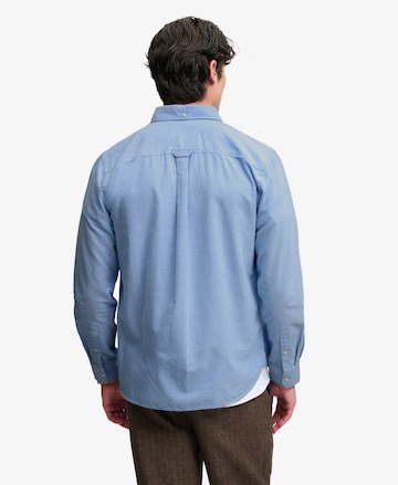Superdry & Co Regular fit Button Up Shirt 'Preppy' in Blue