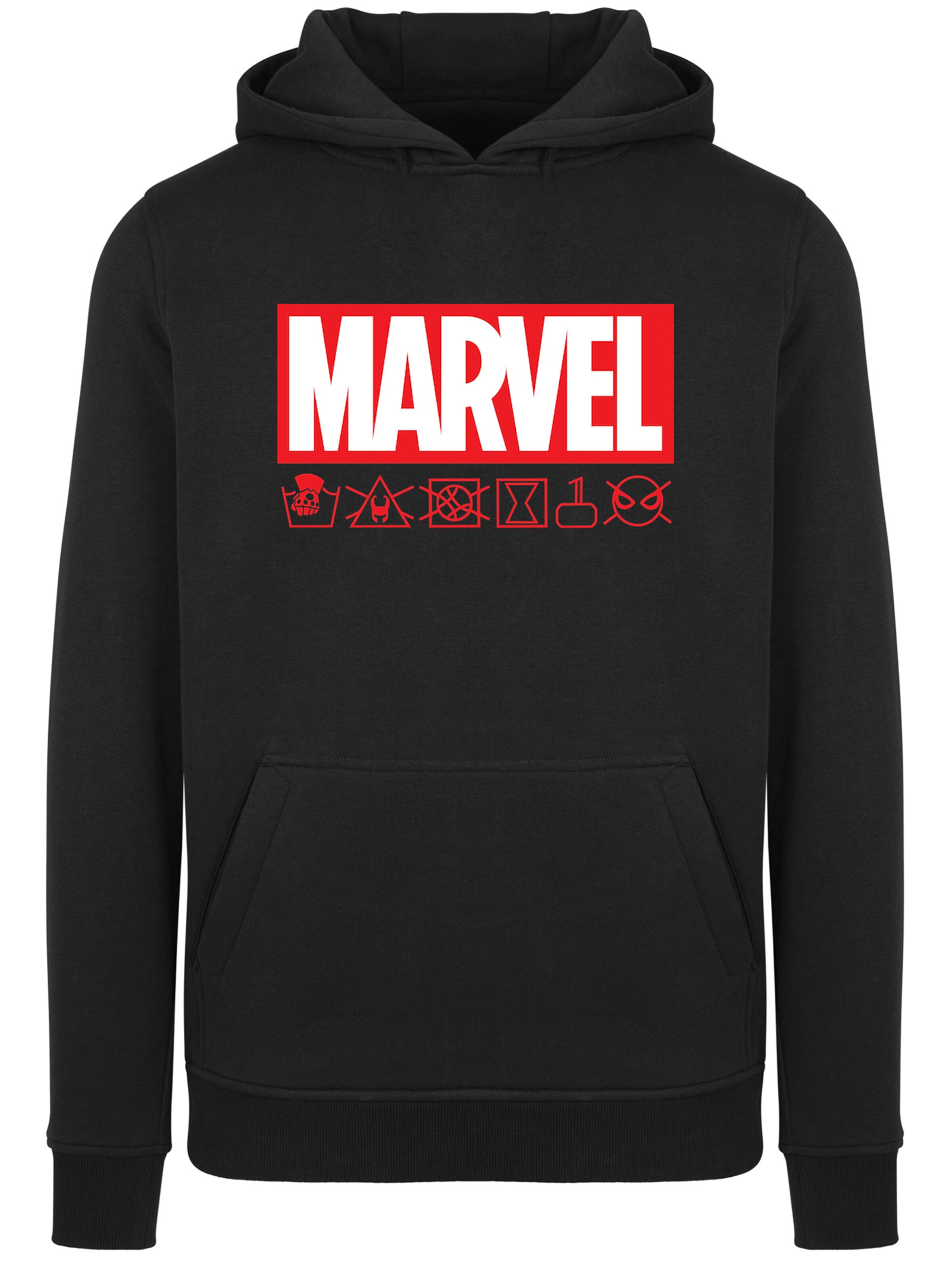 F4NT4STIC Sweatshirt in Zwart: voorkant