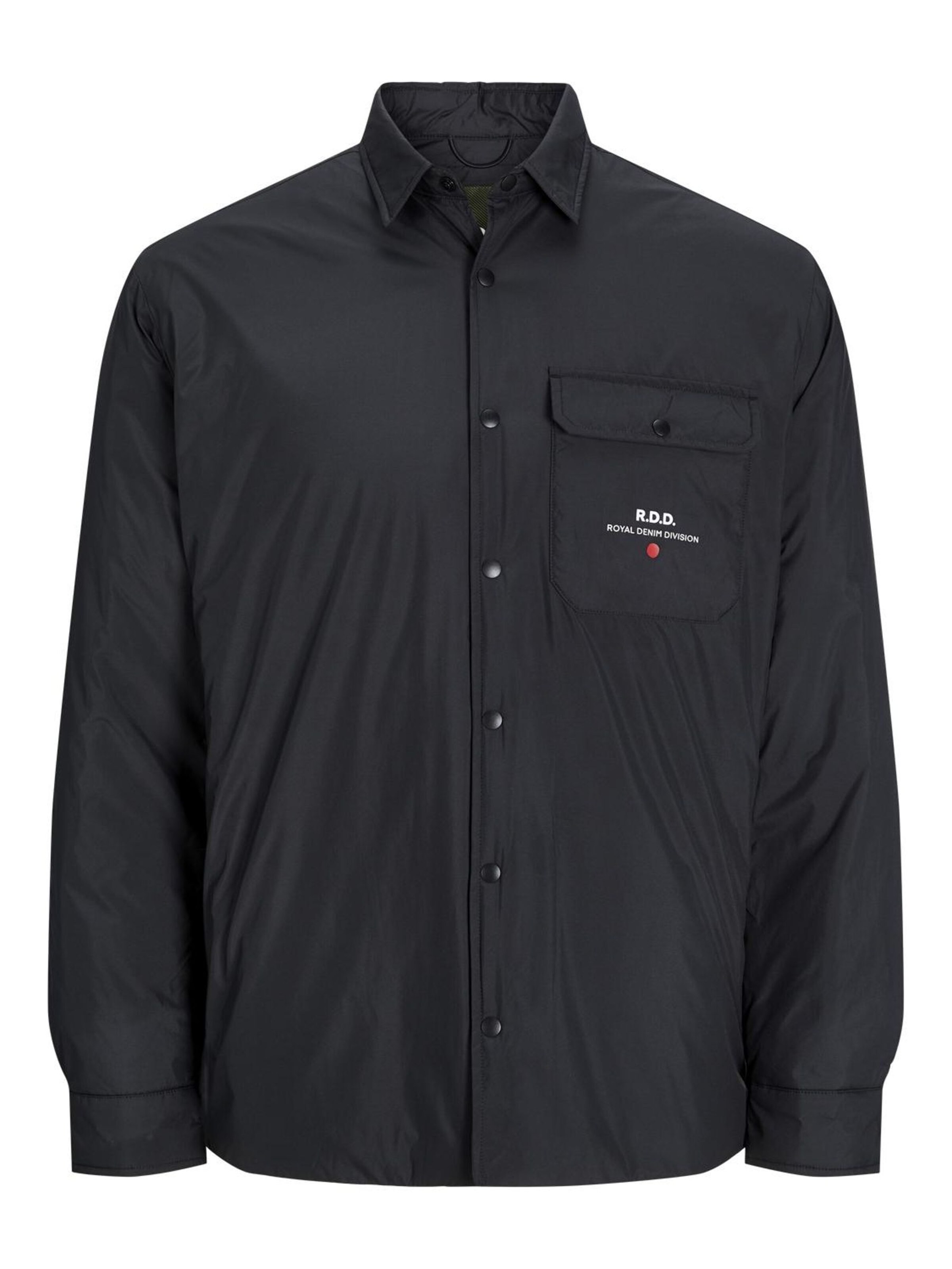 Veste mi-saison R.D.D. ROYAL DENIM DIVISION en noir : devant