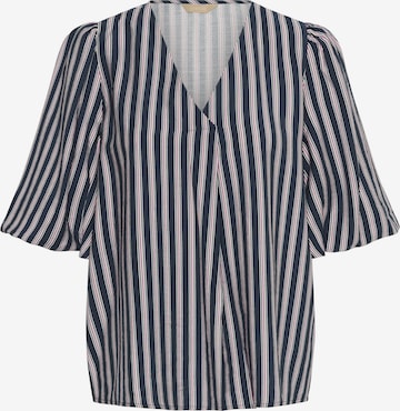 Chemisier 'CUantomine' CULTURE en bleu : devant