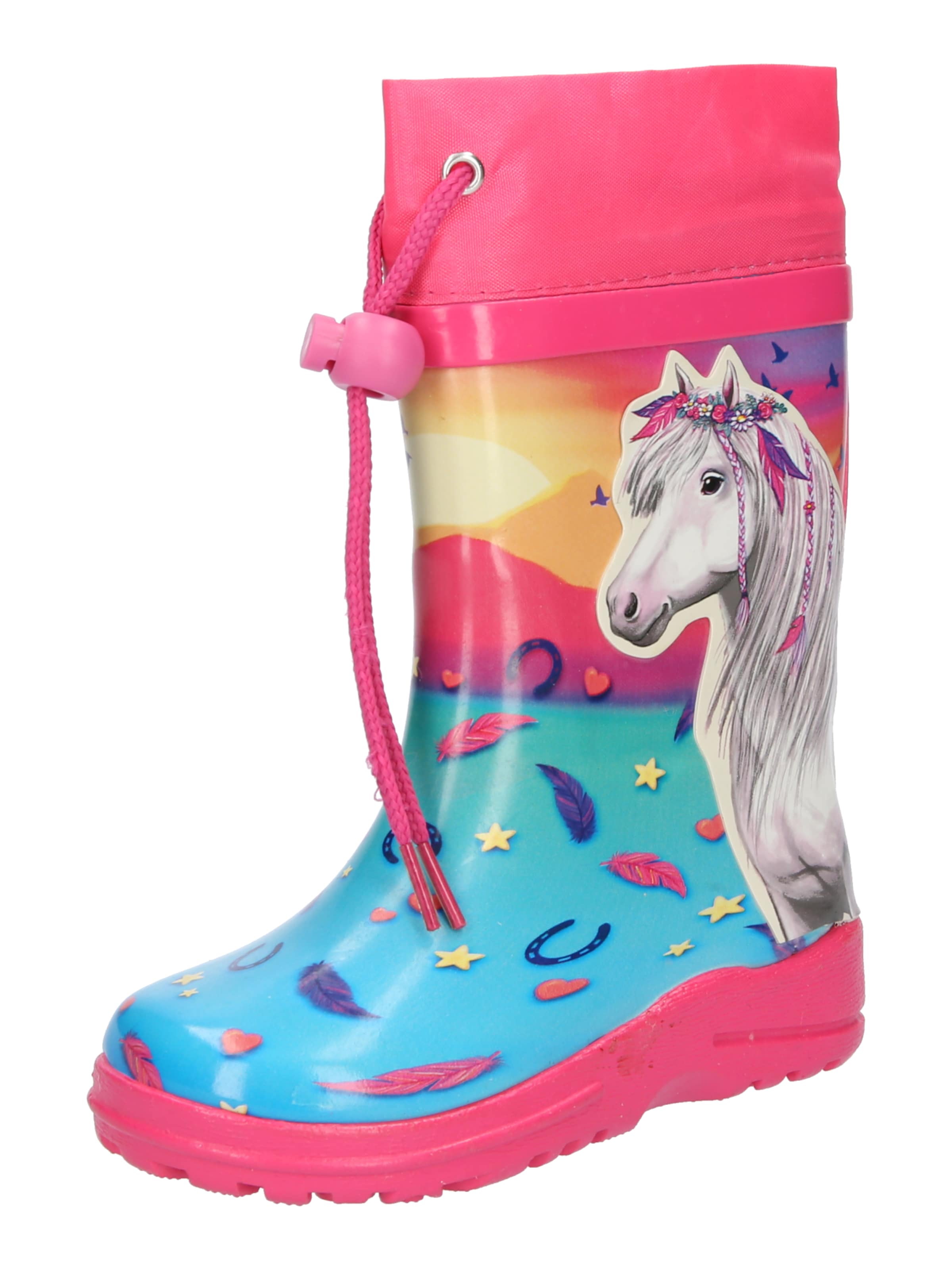 BECK Gummistøvler &#x27;Sunrise&#x27; i pink: forside