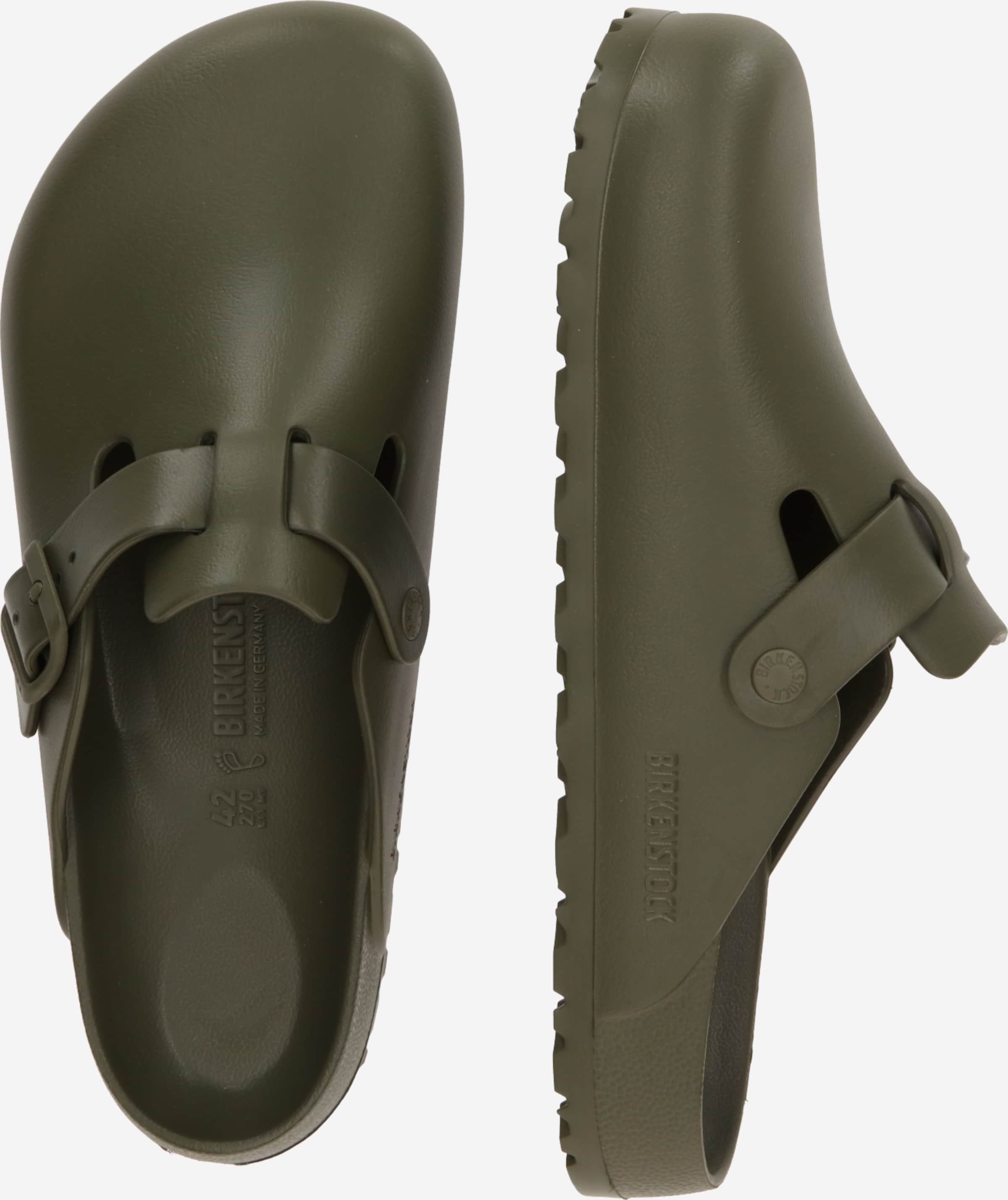 Birkenstock Boston Essentials EVA Closed Toe Slippers Unisex Green Regular — foto 2