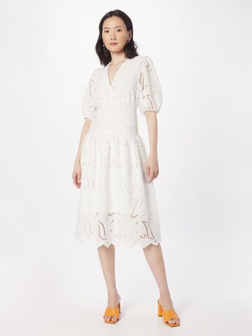 Derhy فستان 'PRODIGE' بلون أبيض: الأمام