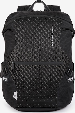 Piquadro Backpack in Black: front