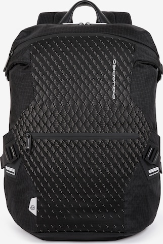 Piquadro Rucksack in Schwarz: predná strana