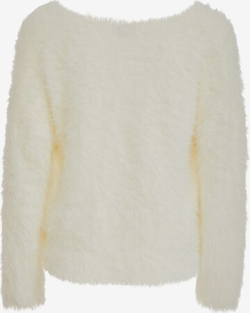 Cardigan caneva en blanc