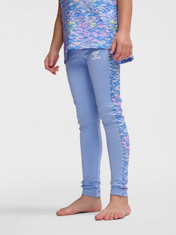 Coupe slim Pantalon de sport 'SANNE ' Hummel en bleu