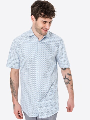 Coupe regular Chemise business SEIDENSTICKER en blanc : devant