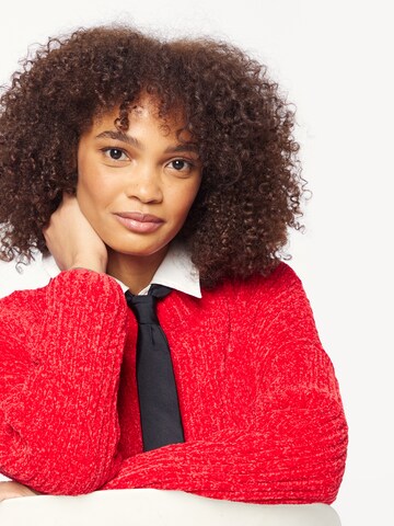 Pull-over 'CHENILLE' OVS en rouge