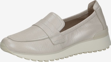 CAPRICE Classic Flats in White: front