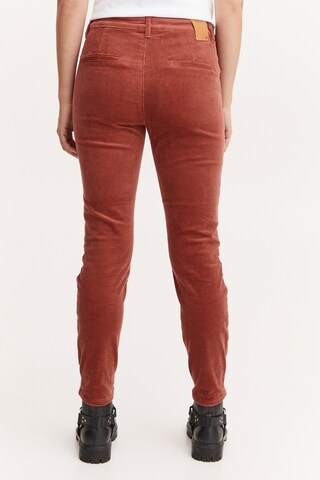 PULZ Jeans Regular Pants 'SALLY' in Red